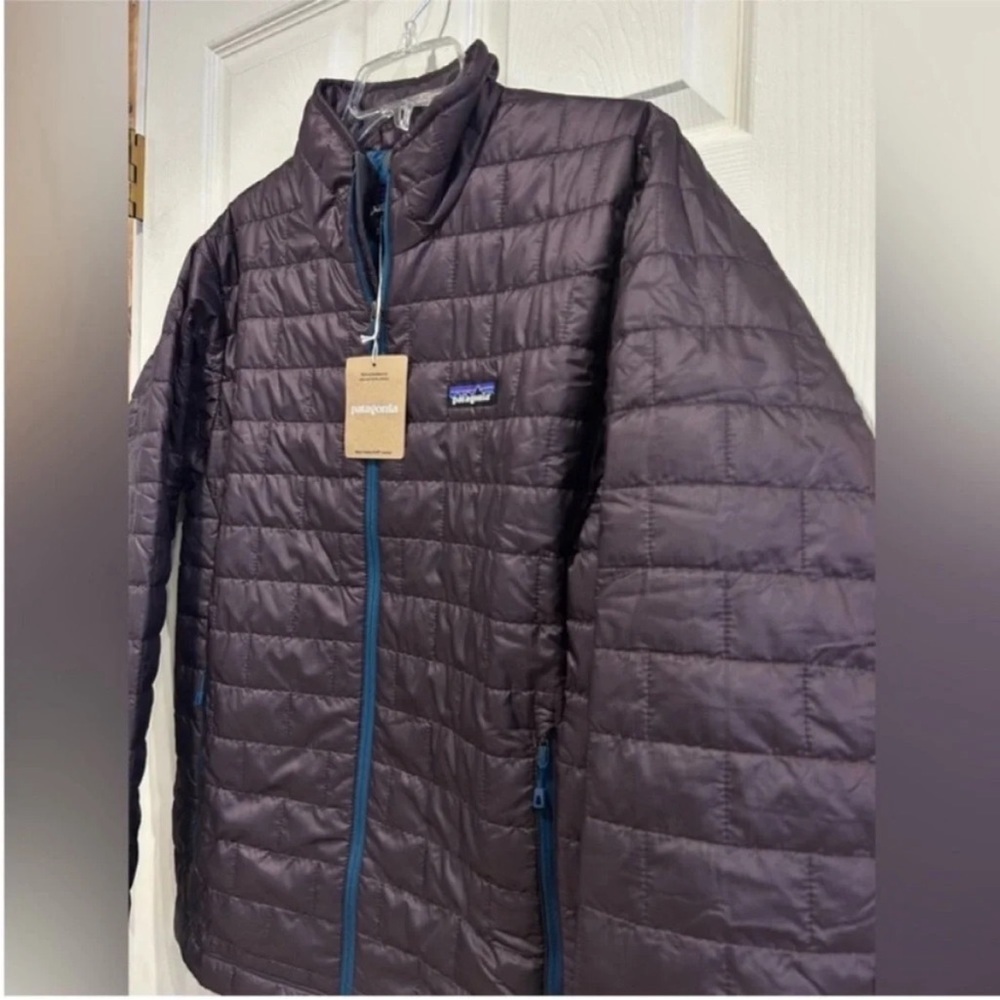 Patagonia Men’s XXL Nano Puff Jacket Purple Obsidian Plum NWT Puffer Puffy - Picture 2 of 7